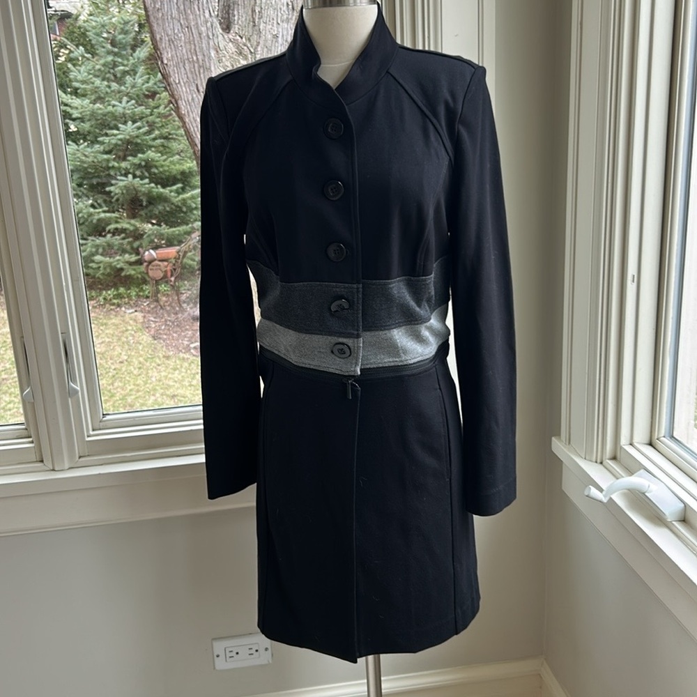 Cabi Black Long Convertible Jacket Duster - image 3